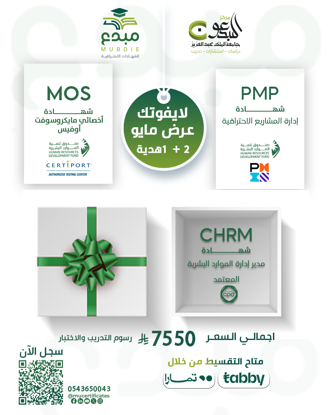 بكج ابريل CHRM